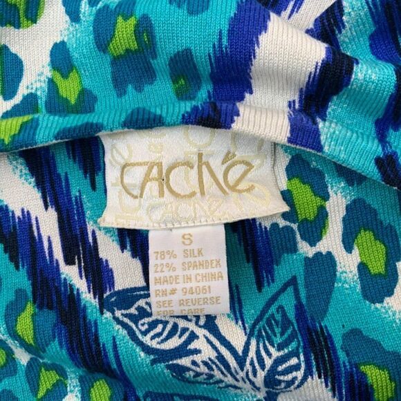 Cache Multi-Color Knot Top. Sz S - Picture 5 of 5